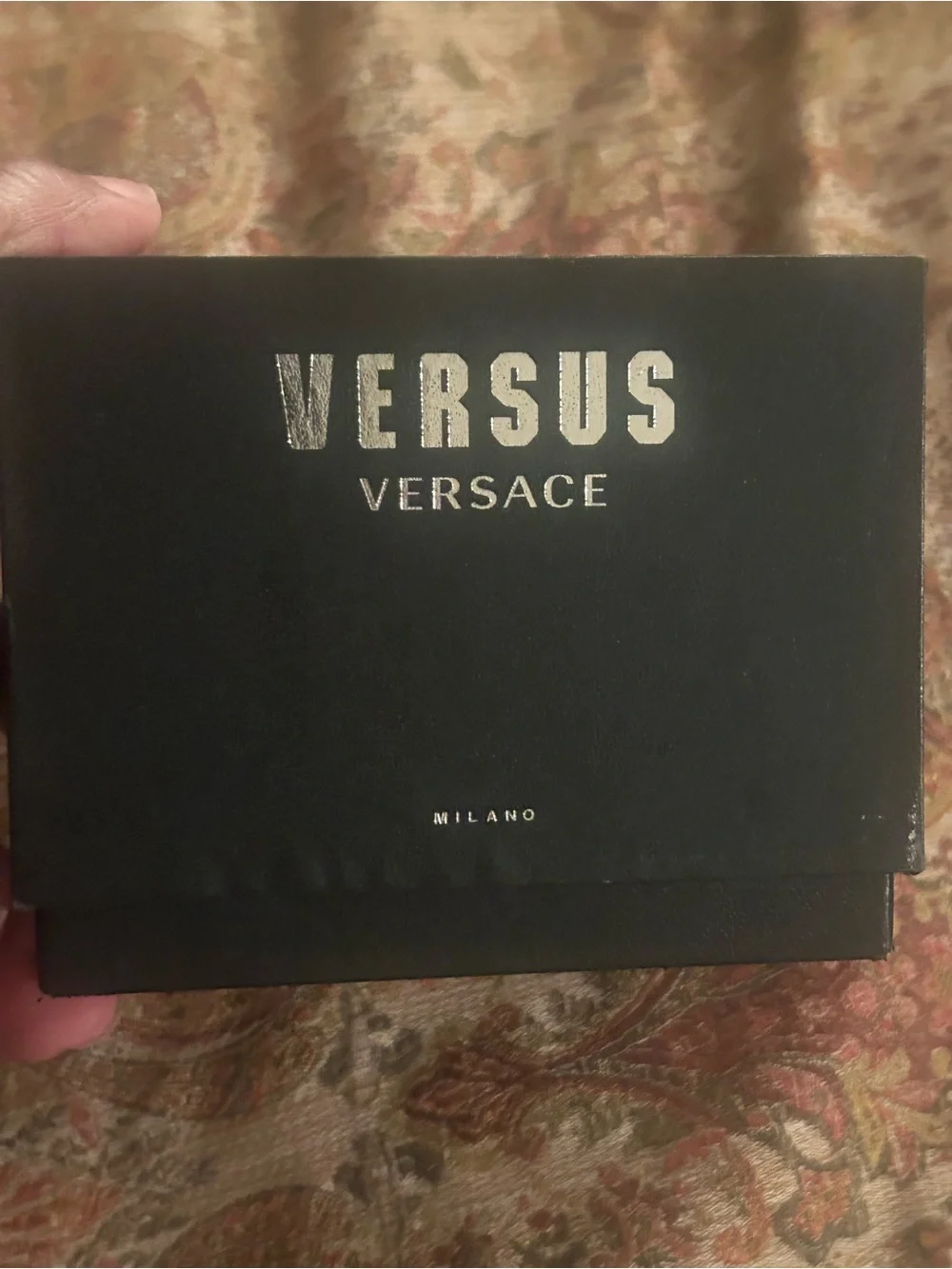 Versus Versace Gold and Black Crystal-Accent Women's Bracelet Watch